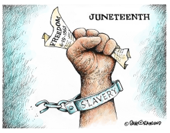 JUNETEETH FREEDOM by Dave Granlund