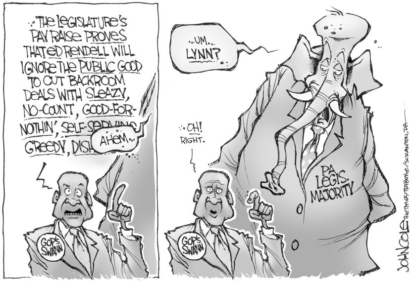 Swanns conundrum | PA TOON