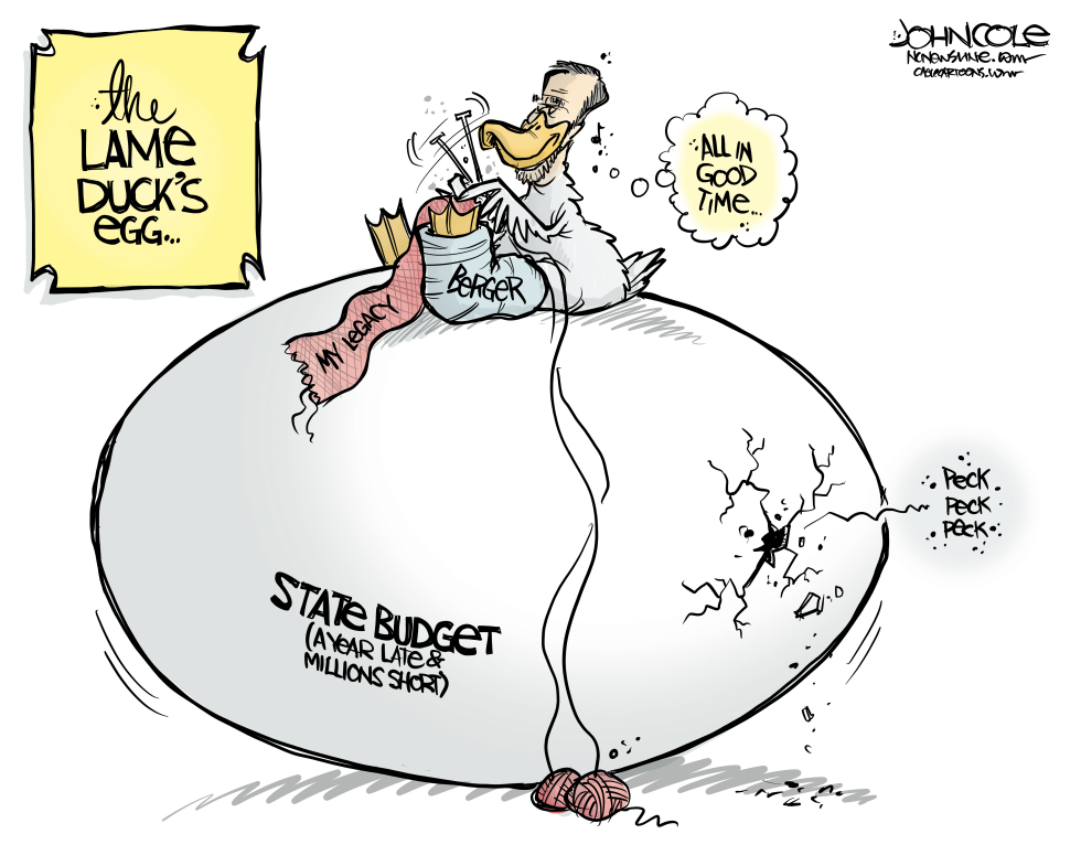 NC The lame duck's overdue egg