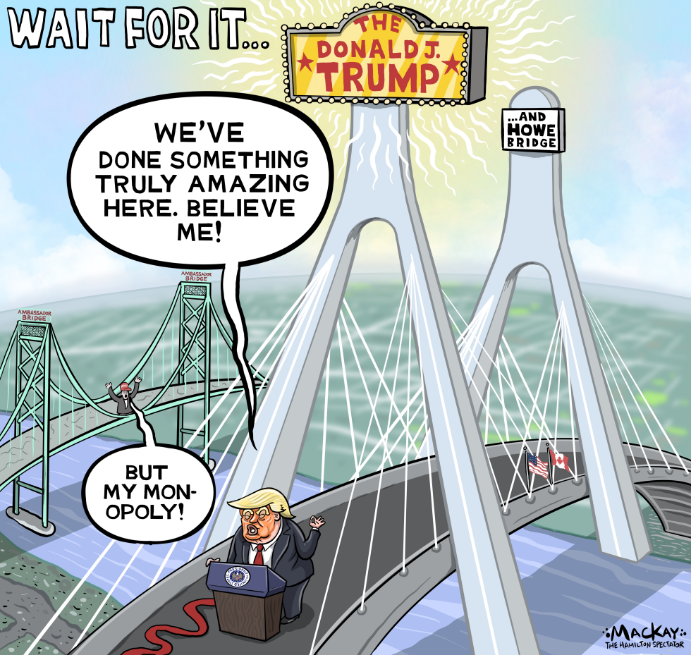 Trump puts conditions on opening new bridge