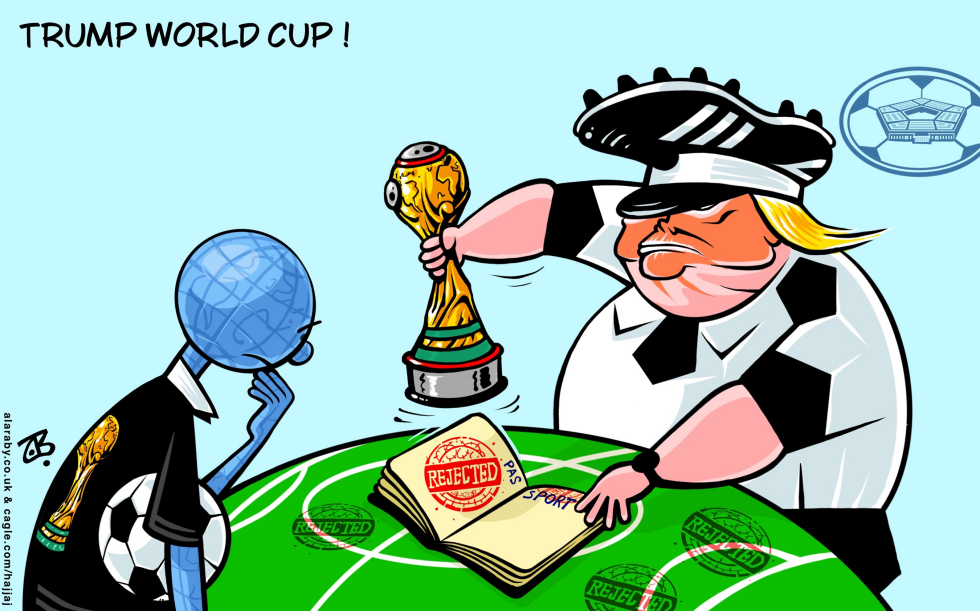 Trump as Referee Rejects World Cup Entries Over Immigration