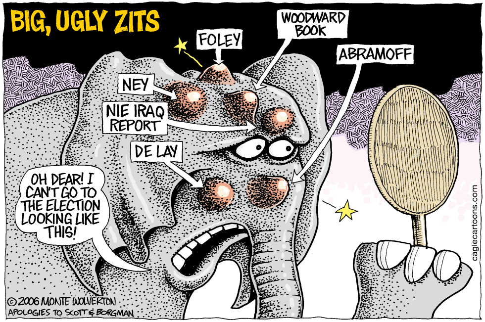  BIG UGLY GOP ZITS by Wolverton