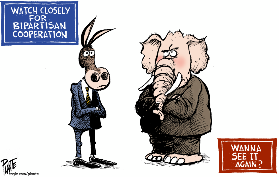 Watch closely for bipartisan cooperation