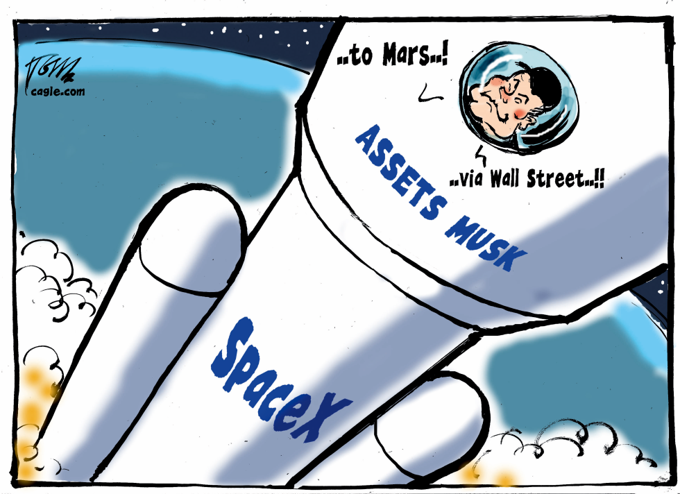 Musk in asset rocket
