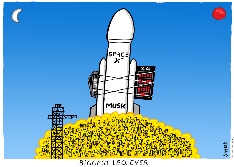 IPO SpaceX rocket launch