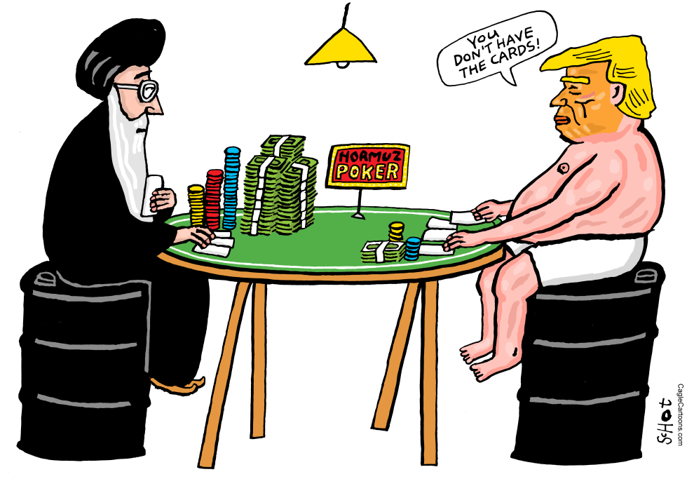 Poker between Iran and naked Trump