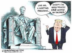 TRUMP WARTIME PRESIDENT by Dave Granlund