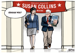  GRAHAM PLATNER DOES NOT FAZE SENATOR COLLINS by R.J. Matson