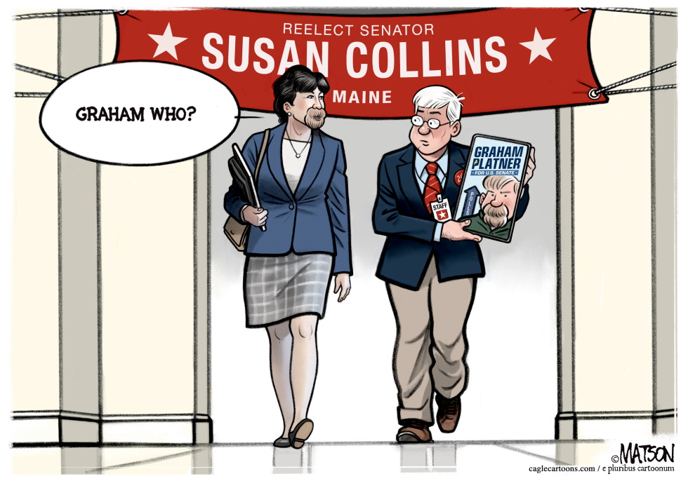 Graham Platner Does Not Faze Senator Collins