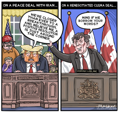 CANADA BORROWS OPTIMISTIC TRUMP RHETORIC  by Graeme MacKay