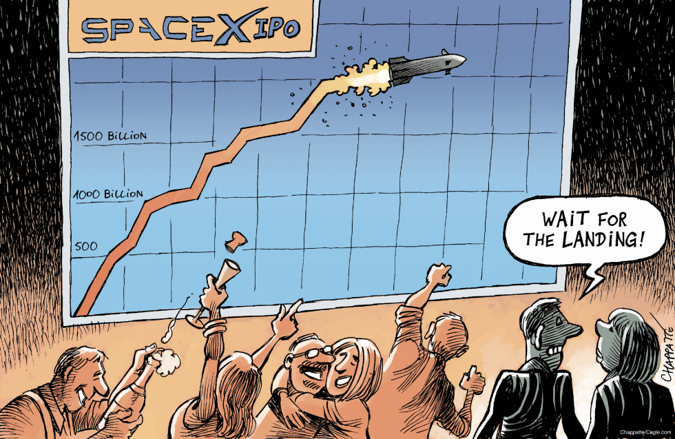 SpaceX blows the roof off Wall Street