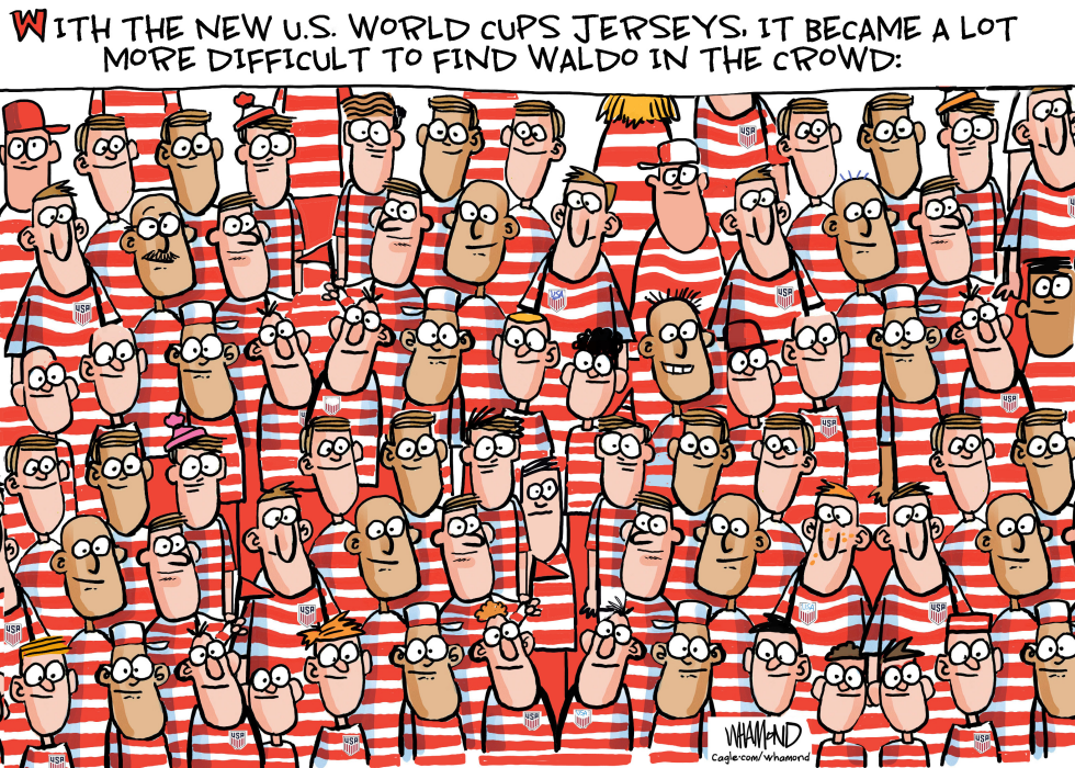 New U.S. World Cup Jerseys Hide Waldo in Plain Sight