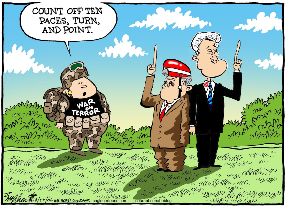 Clinton and Bush COLOR