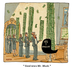 ELON MUSK TRILLIONAIRE by Peter Kuper
