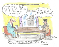 NEGOTIATIONS BEGIN by Harley Schwadron