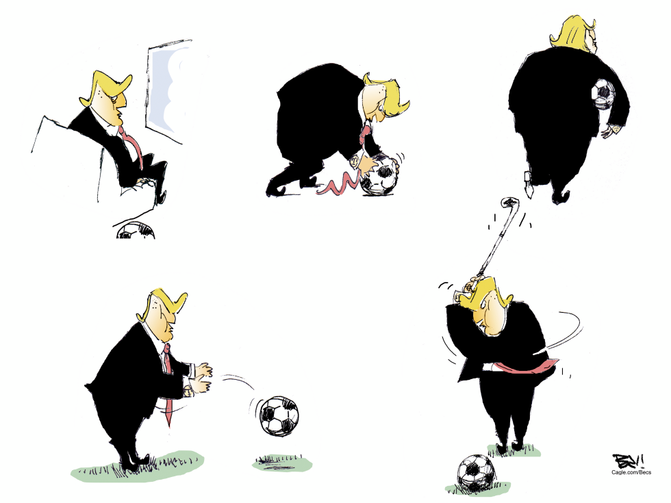 Trump knows about football?
