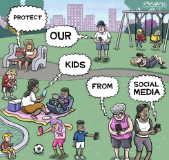 ADULTS ADDICTED TO SOCIAL MEDIA COMPLAIN by Graeme MacKay