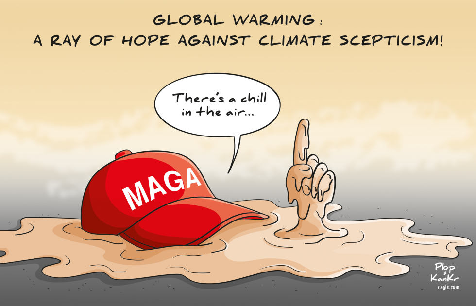 Global warming Climate change denial MAGA