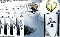 DONNIE MOTH by Milt Priggee