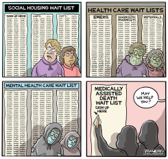 MAID IS ALTERNATIVE TO WAIT LISTS FOR HEALTH by Graeme MacKay