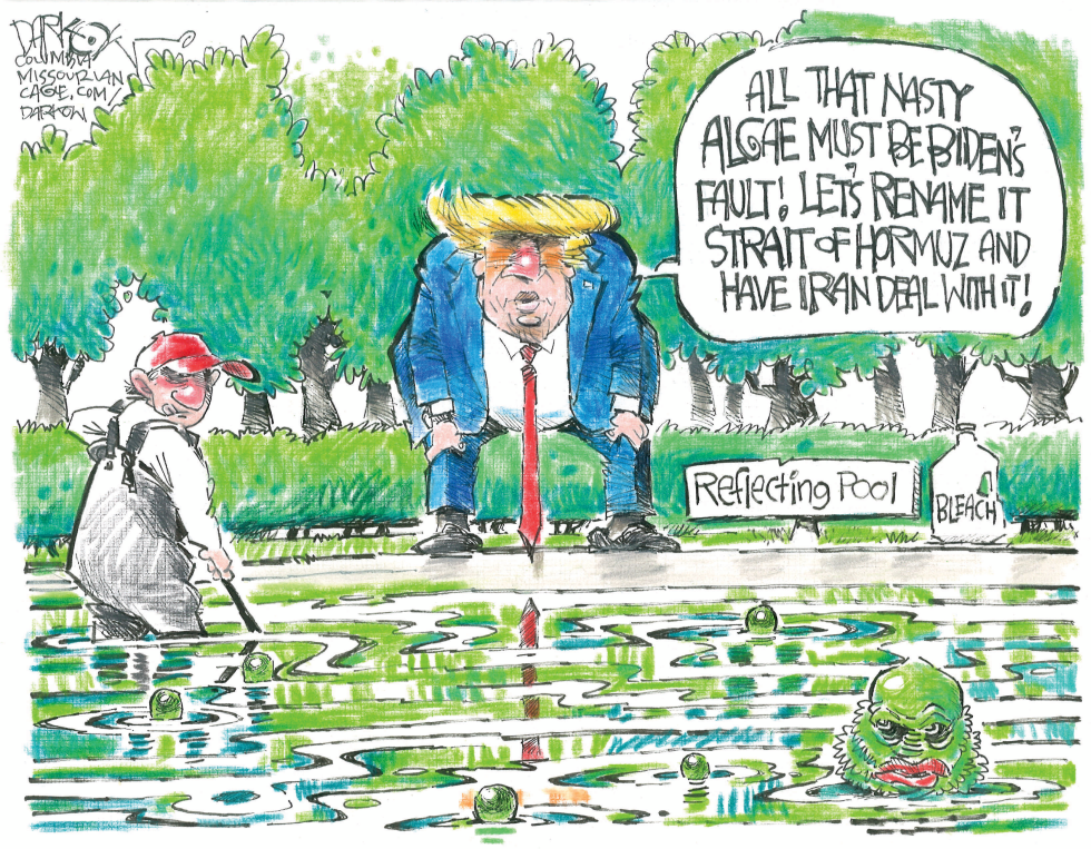 The Creature and the Green Lagoon