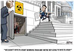 IRAN WAR POLITICAL FALLOUT SHELTER by R.J. Matson