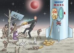 MUSK IN A FASCIST MADNESS by Marian Kamensky