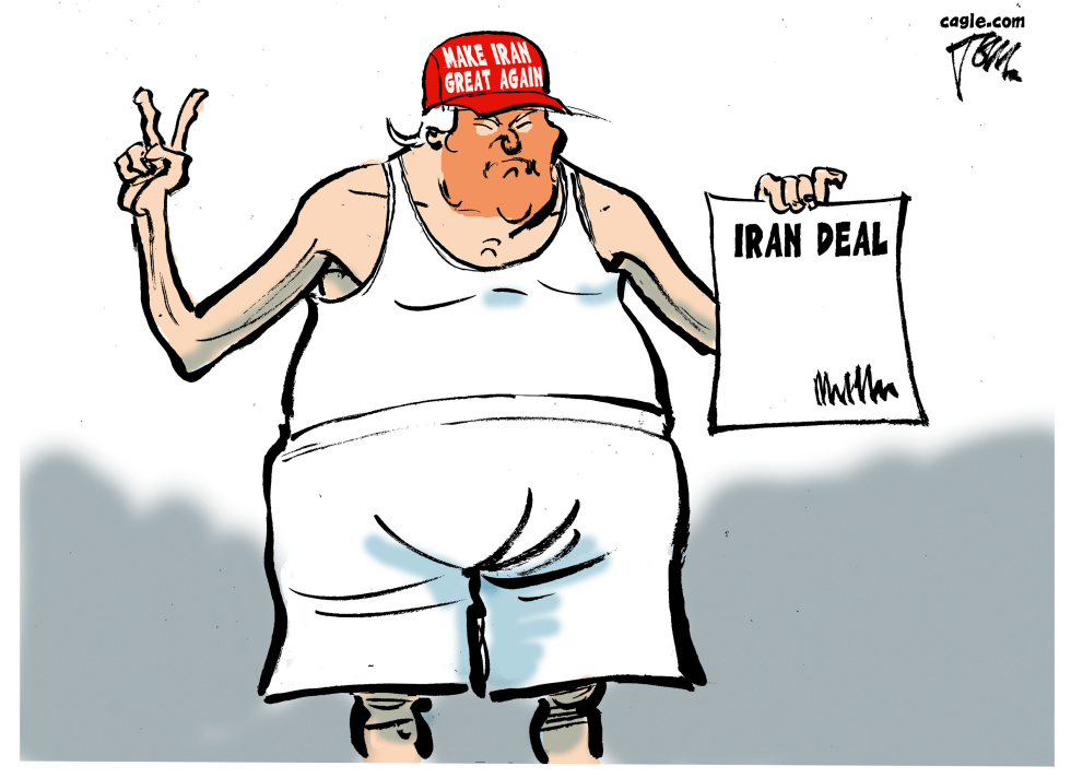 Trump in underwear with Iran deal