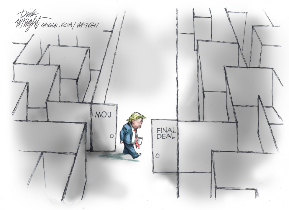 Trump Signs Iran MOU
