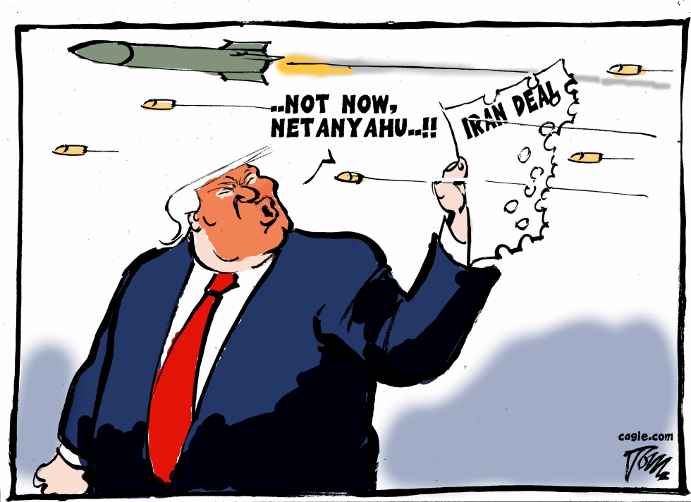 Trump Orders Netanyahu to Stand Down on Iran Deal Strike