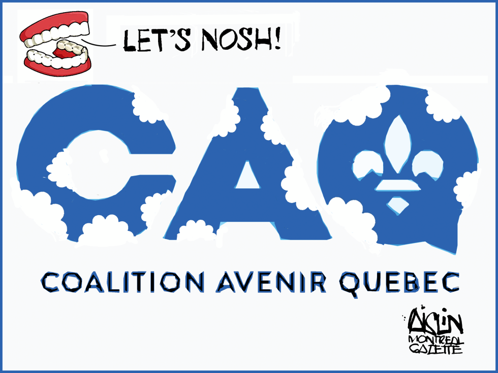 Aislin Wednesday Montreal Gazette editorial p
