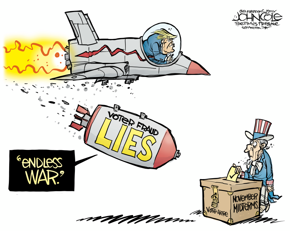 Trump's "endless war" on democracy