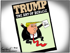 TRUMP'S IRAN SURRENDER by Bob Englehart