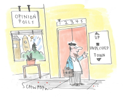 OPINION POLLS by Harley Schwadron