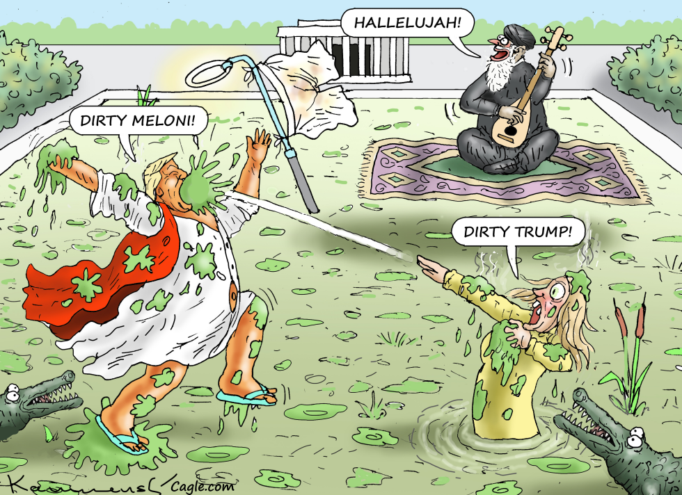 WHEN TWO FASCISTS FIGHT, THE TERRORIST REJOICES