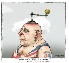 BRITISH VOTERS' SENSATION by Joep Bertrams