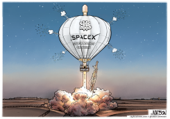 SPACEX HOT AIR BALLOON STOCK LAUNCH by R.J. Matson
