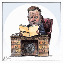 BILL PULTE IS DIRECTOR OF INTELLIGENCE by Michael de Adder