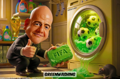 FIFA FACES GREENWASHING ALLEGATIONS by Bart van Leeuwen