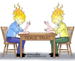 HEATED DIALOGUE by Arcadio Esquivel