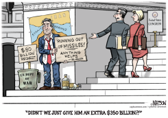 SECRETARY HEGSETH ASKS FOR MORE DEFENSE SPENDING by R.J. Matson