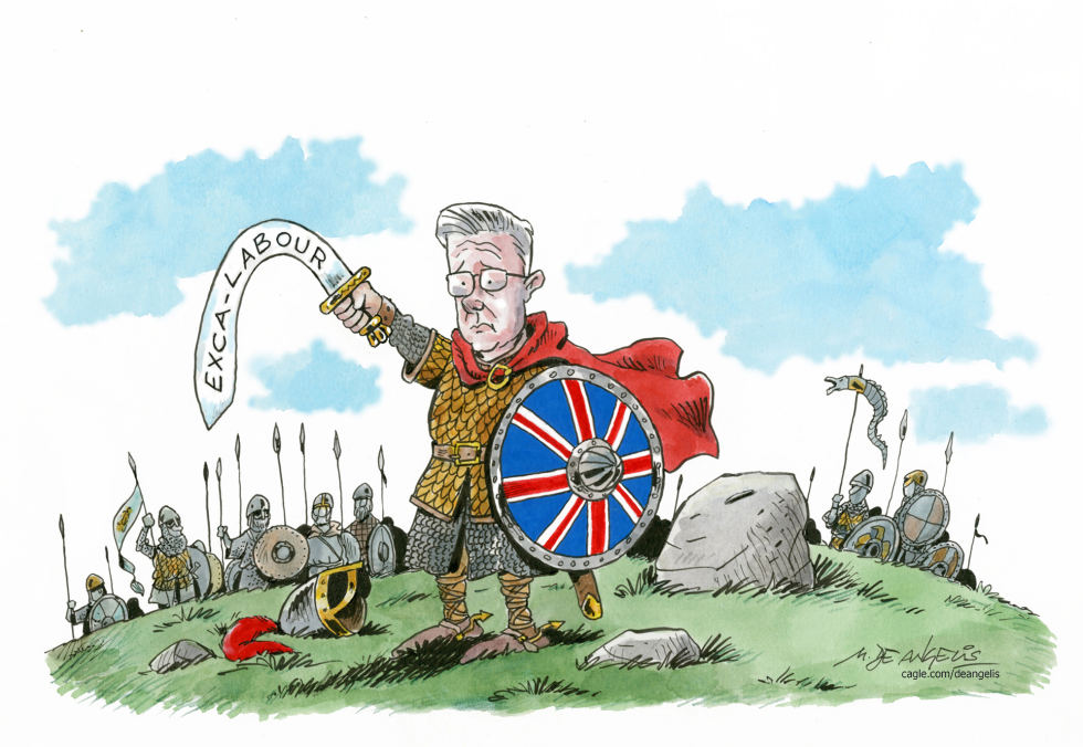 SIR STARMER FROM EXCALIBUR TO EXCA-LABOUR
