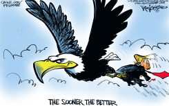 SOONER THE BETTER by Milt Priggee