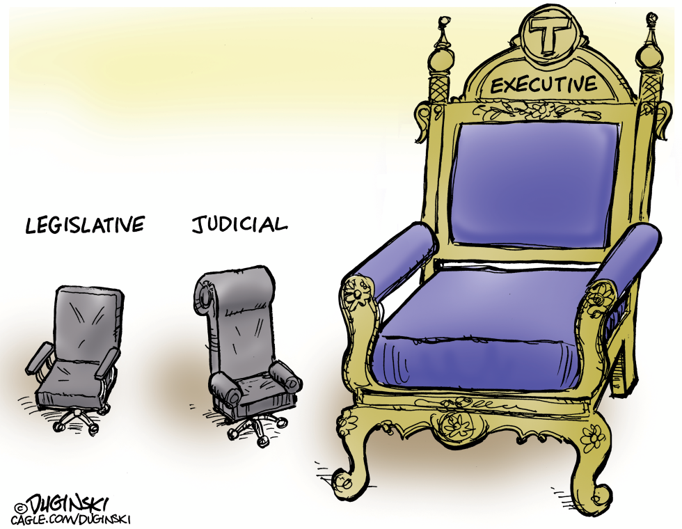 Executive power under the unitary executive theory