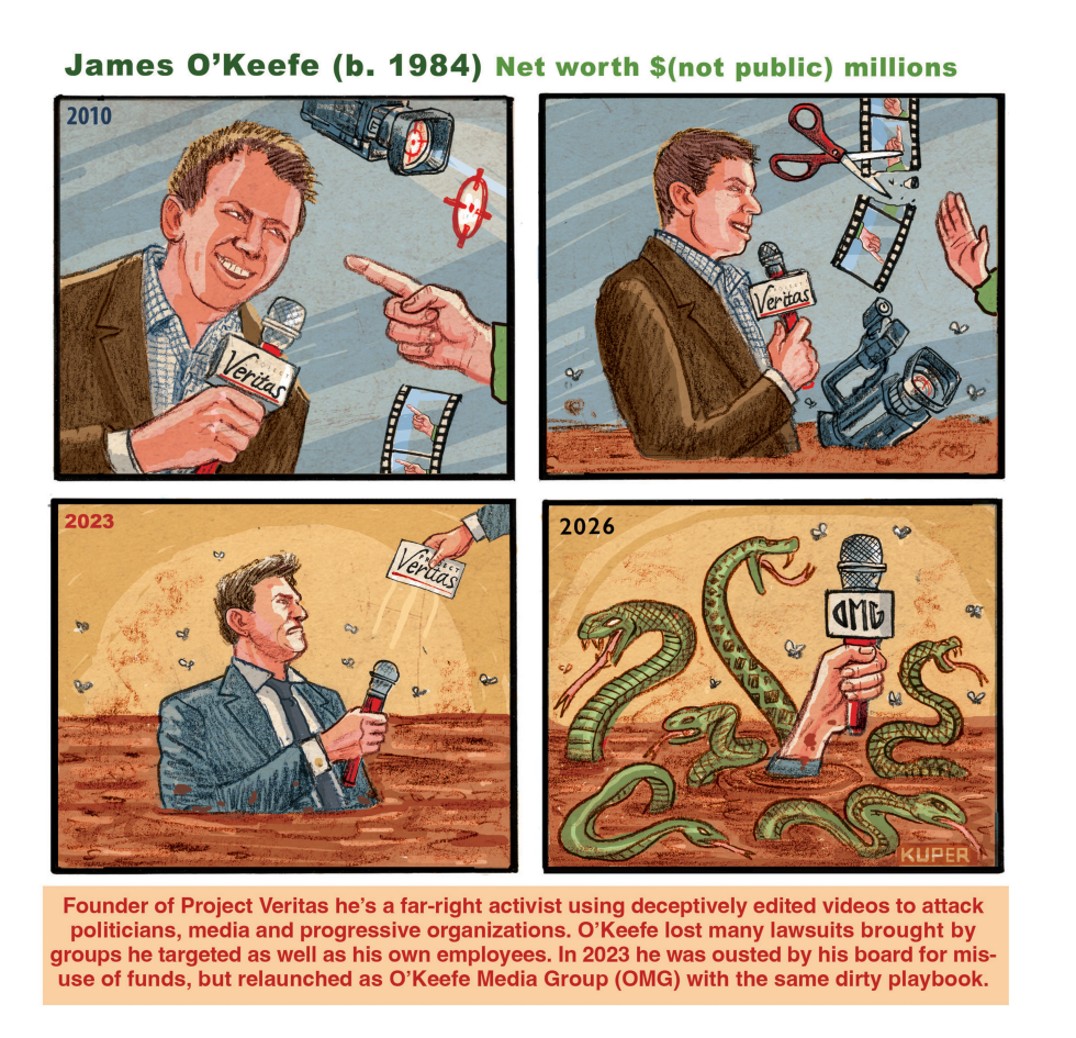 Bio: James O'Keefe and Project Veritas Deceptions