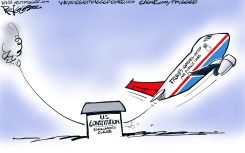 TRUMP'S QATAR GIFT by Milt Priggee