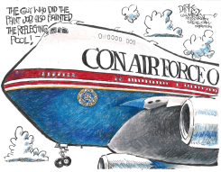 CON AIR FORCE ONE by John Darkow