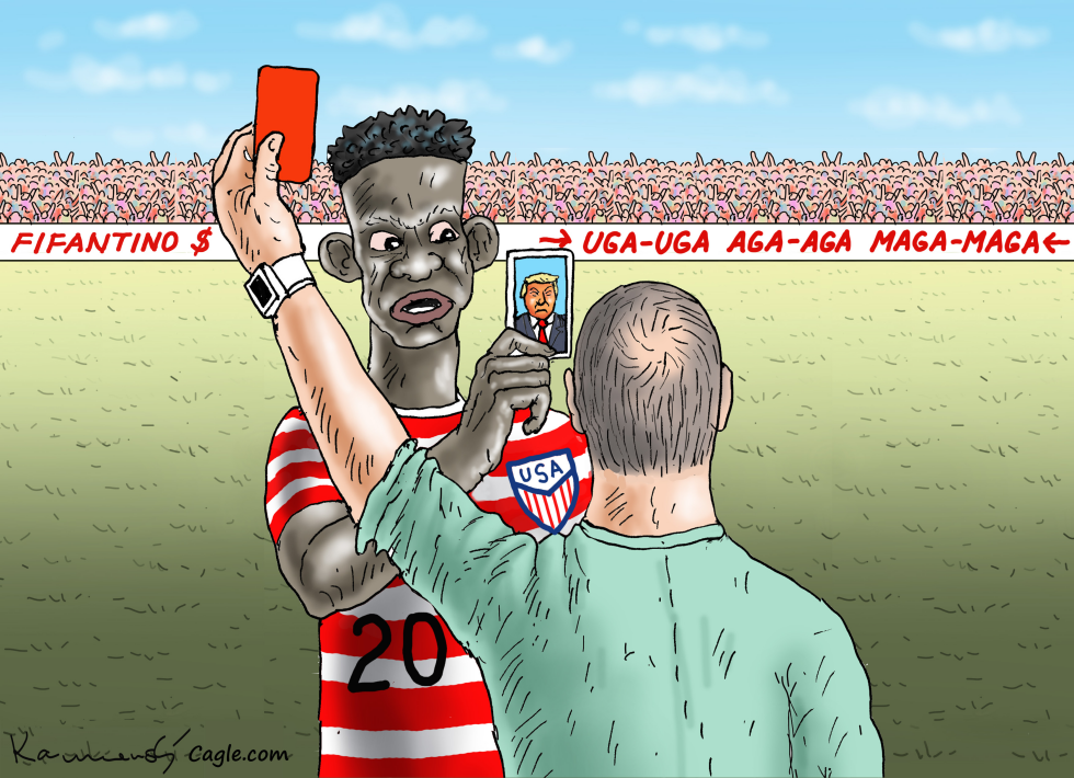 THE SOCCER WORLD CUP BAD CARDS