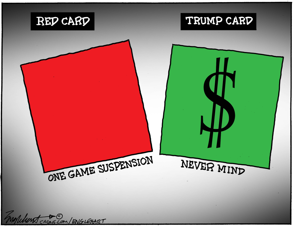 Red Card Overturned After Trump Phone Call
