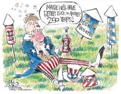 AMERICA 250 HANGOVER by John Darkow